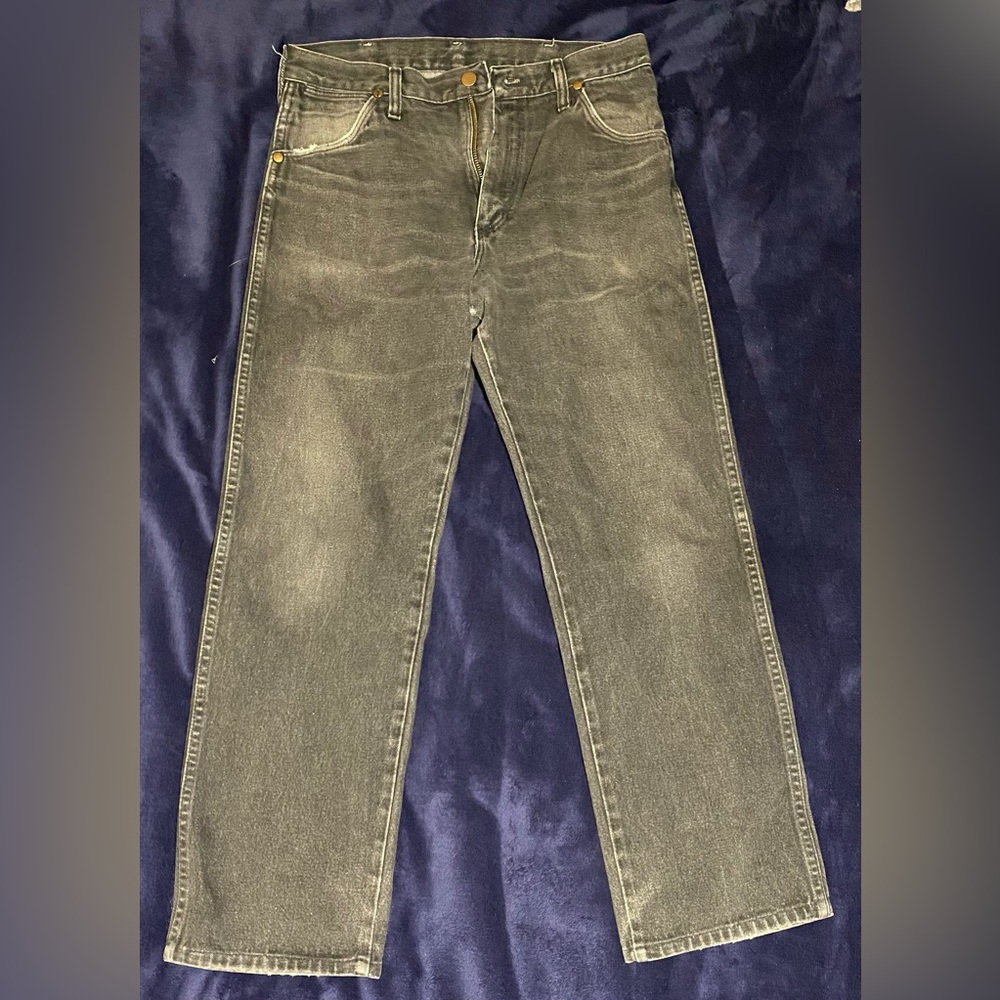 WRANGLER GRAY/BLACK BOOT PANTS